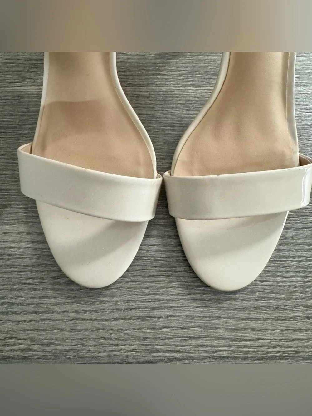 Kelly & Katie Nadia Strappy Sandals heels US 9.5 UK 7.5 Cream